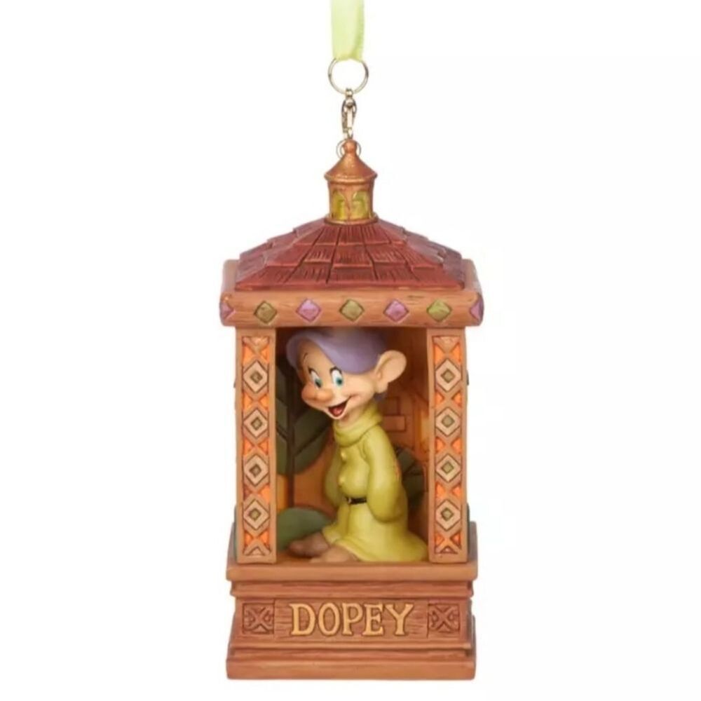 Dopey Light-Up Living Magic Sketchbook Ornament – Snow White and the Seven Dwarf